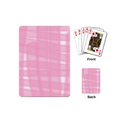 Pink Ribbon Playing Cards Single Design (mini) by snowwhitegirl