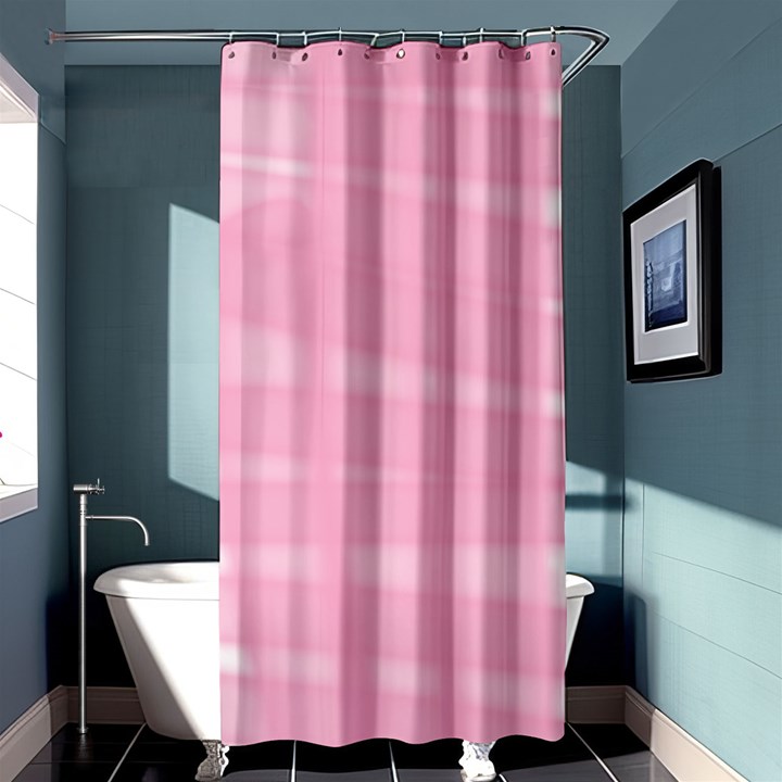 Pink Ribbon Shower Curtain 36  x 72  (Stall) 