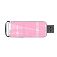 Pink Ribbon Portable Usb Flash (one Side) by snowwhitegirl