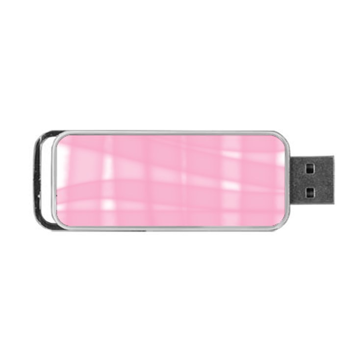 Pink Ribbon Portable USB Flash (One Side)