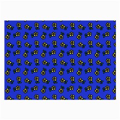 Daisy Royal Blue Large Glasses Cloth by snowwhitegirl