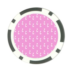 Skeleton Pink Poker Chip Card Guard (10 Pack) by snowwhitegirl