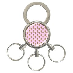 Angel Cherub Pink 3-ring Key Chain by snowwhitegirl