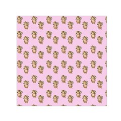 Angel Cherub Pink Small Satin Scarf (square) by snowwhitegirl