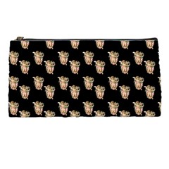 Angel Cherub Black Pencil Cases by snowwhitegirl