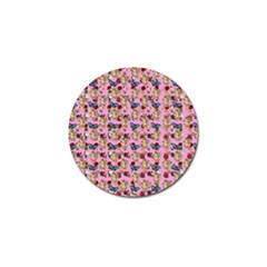 Angel Cherub Butterflies Pink Golf Ball Marker (4 Pack) by snowwhitegirl