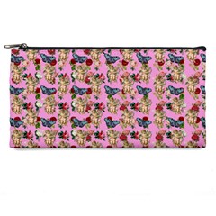 Angel Cherub Butterflies Pink Pencil Cases by snowwhitegirl