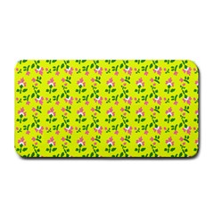 Carnation Pattern Yellow Medium Bar Mats by snowwhitegirl