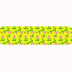 Carnation Pattern Yellow Large Bar Mats by snowwhitegirl