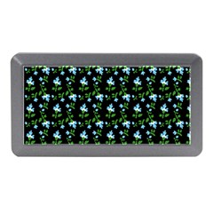 Carnation Pattern Black Memory Card Reader (mini) by snowwhitegirl