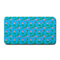 Carnation Pattern Blue Medium Bar Mats by snowwhitegirl