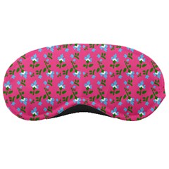 Carnation Pattern Pink Sleeping Mask by snowwhitegirl