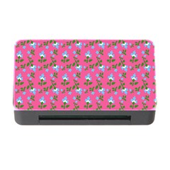 Carnation Pattern Pink Memory Card Reader With Cf by snowwhitegirl