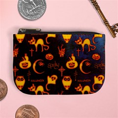 Funny Halloween Design Mini Coin Purse by FantasyWorld7