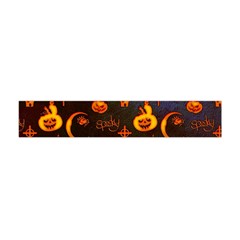 Funny Halloween Design Flano Scarf (mini) by FantasyWorld7