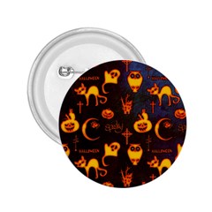 Funny Halloween Design 2 25  Buttons by FantasyWorld7