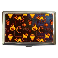 Funny Halloween Design Cigarette Money Case by FantasyWorld7