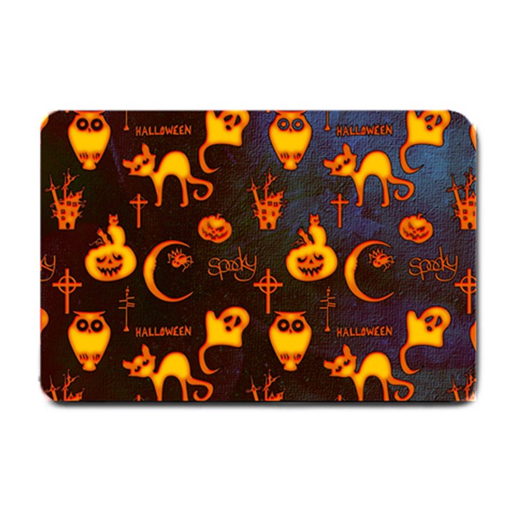 Funny Halloween Design Small Doormat 