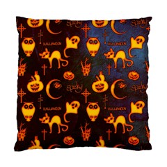 Funny Halloween Design Standard Cushion Case (two Sides) by FantasyWorld7