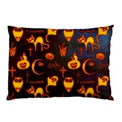 Funny Halloween Design Pillow Case (two Sides) by FantasyWorld7