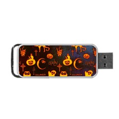 Funny Halloween Design Portable Usb Flash (one Side) by FantasyWorld7