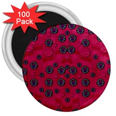 The Dark Moon Fell In Love With The Blood Moon Decorative 3  Magnets (100 Pack) by pepitasart