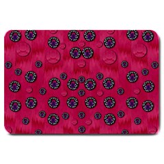 The Dark Moon Fell In Love With The Blood Moon Decorative Large Doormat  by pepitasart