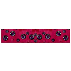 The Dark Moon Fell In Love With The Blood Moon Decorative Small Flano Scarf by pepitasart