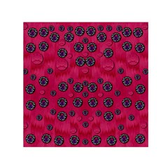 The Dark Moon Fell In Love With The Blood Moon Decorative Small Satin Scarf (square) by pepitasart