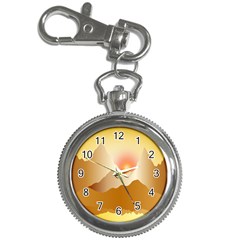 Twilight Mountain Landscape Sky Key Chain Watches by Vaneshart