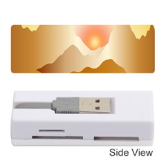 Twilight Mountain Landscape Sky Memory Card Reader (stick) by Vaneshart