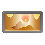 Twilight Mountain Landscape Sky Memory Card Reader (Mini) Front