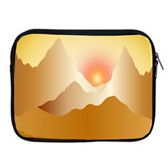 Twilight Mountain Landscape Sky Apple Ipad 2/3/4 Zipper Cases by Vaneshart