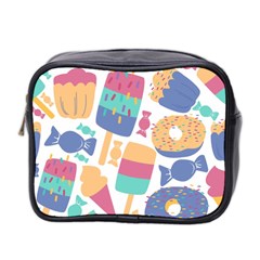 Icecream Pattern Pastel Sumer Mini Toiletries Bag (two Sides) by Vaneshart