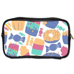 Icecream Pattern Pastel Sumer Toiletries Bag (two Sides) by Vaneshart