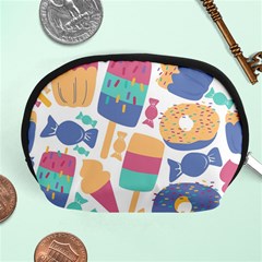 Icecream Pattern Pastel Sumer Accessory Pouch (medium) by Vaneshart