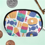 Icecream Pattern Pastel Sumer Accessory Pouch (Medium) Front