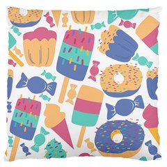 Icecream Pattern Pastel Sumer Standard Flano Cushion Case (two Sides) by Vaneshart