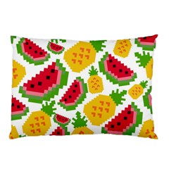 Watermelon Pattern Se Fruit Summer Pillow Case (two Sides) by Vaneshart