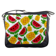 Watermelon Pattern Se Fruit Summer Messenger Bag by Vaneshart