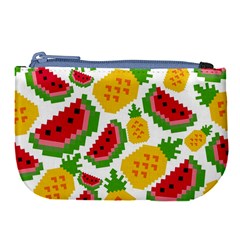 Watermelon Pattern Se Fruit Summer Large Coin Purse by Vaneshart