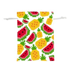 Watermelon Pattern Se Fruit Summer Lightweight Drawstring Pouch (l) by Vaneshart