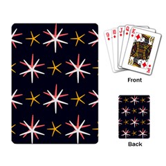 Sea Stars Pattern Sea Texture Playing Cards Single Design (rectangle) by Vaneshart