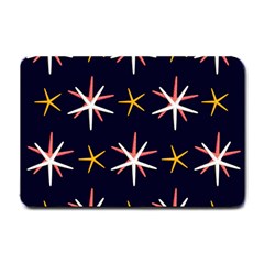 Sea Stars Pattern Sea Texture Small Doormat  by Vaneshart