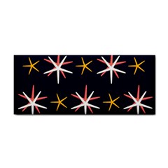 Sea Stars Pattern Sea Texture Hand Towel by Vaneshart