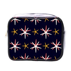 Sea Stars Pattern Sea Texture Mini Toiletries Bag (one Side) by Vaneshart