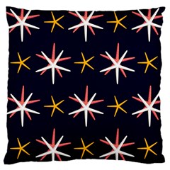 Sea Stars Pattern Sea Texture Large Cushion Case (two Sides) by Vaneshart