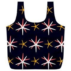 Sea Stars Pattern Sea Texture Full Print Recycle Bag (xxl)