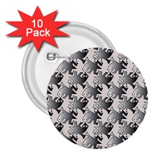 Seamless Tessellation Background 2.25  Buttons (10 pack) 