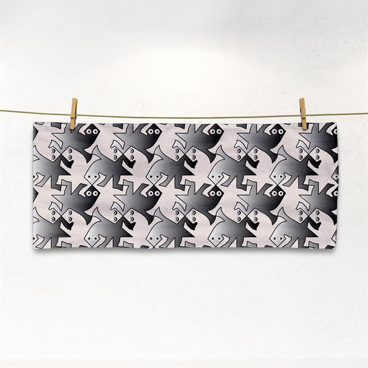 Seamless Tessellation Background Hand Towel